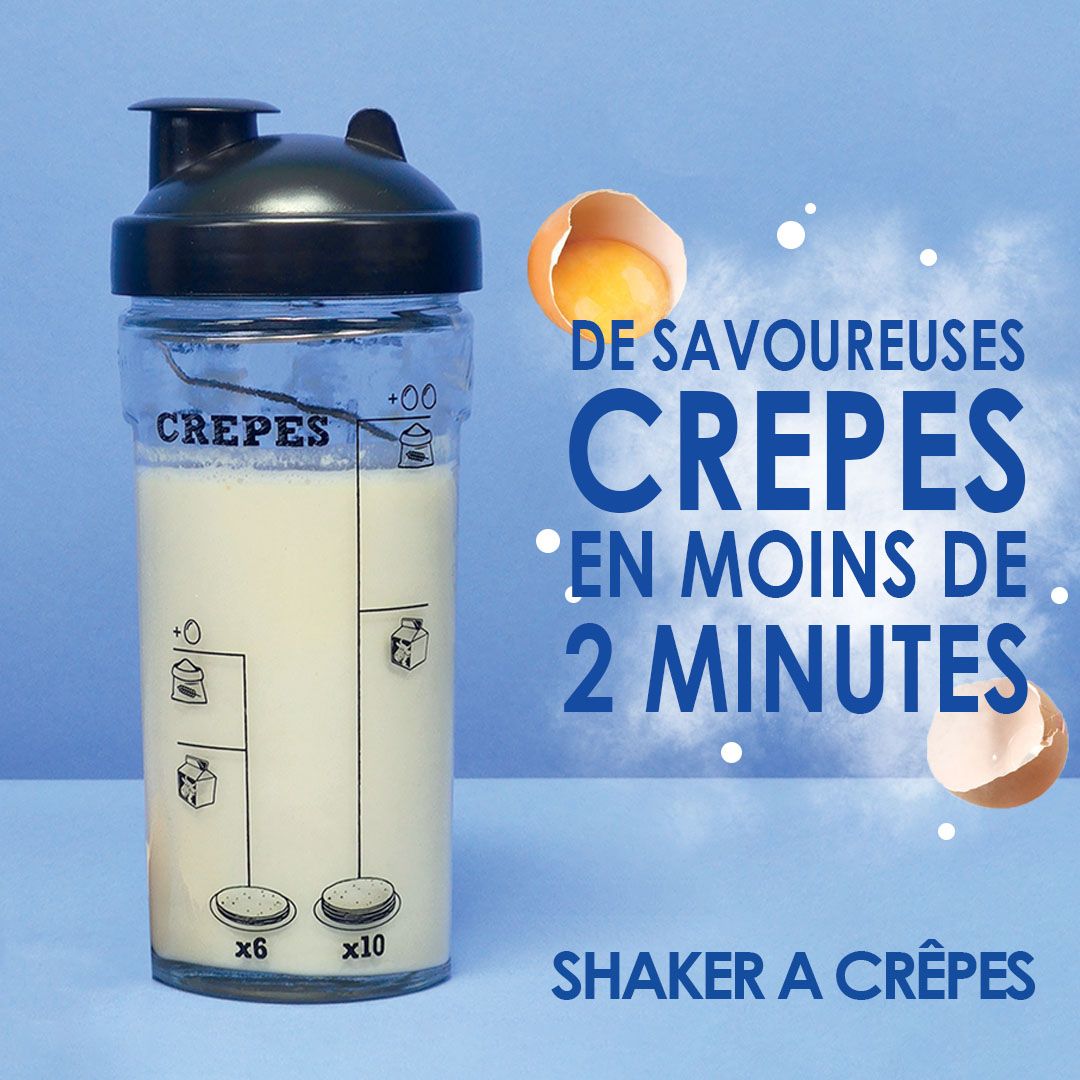 Miam - Shaker À Crêpes Et Pancakes Cookut à Prix Carrefour